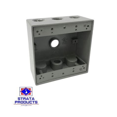 4x4 electrical box with 3 4 knock out|2.